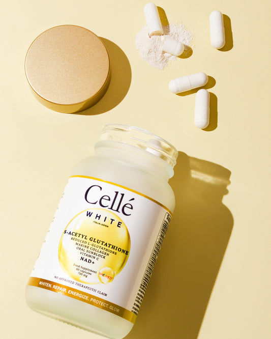 Celle White: The First Glutathione Supplement in the Philippines with S-Acetyl Glutathione (Emothion®) and NAD+